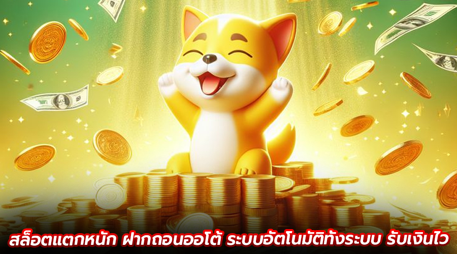 สล็อตแตกหนัก ฝากถอนออโต้